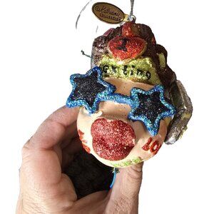 Katherine's Collection Texting Diva Ornament Star Sunglasses Glitter Fish Lady